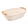 Rotan mand met handgrepen 29 x 20 x 8 cm