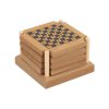 Set van 4 onderzetters en bordspellen