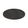 Set van 6 houten onderzetters in zwart