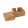Set van bamboe onderzetters (6 stuks)