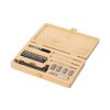 Gereedschapsset in bamboekistje