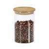 Glazen pot met bamboe deksel - 800 ml