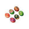 Handbeschilderde houten paaseieren (6 stuks)