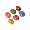 Handbeschilderde houten paaseieren (6 stuks)